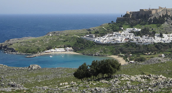 Pallas Beach and Lindos Main Beach